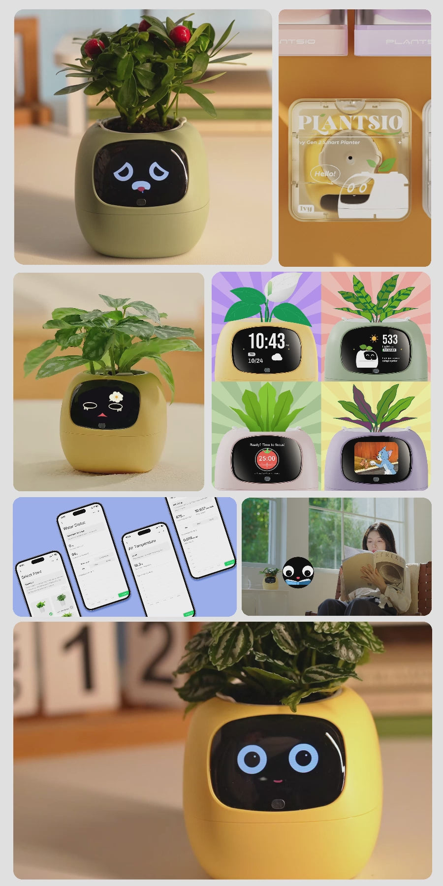 Ivy Smart Planter Gen 2 – The World's First Expressive Plant-Pet